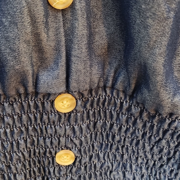 Navy Blouse Unique Spectrum XL Lightweight - Picture 4 of 7